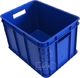 ECOabc Skrzynka plastikowa magazynowo transportowa 400x300x260 mm niebieska 1