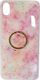 Etui SAMSUNG GALAXY A10 Marble Ring jasny róż 4