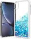 Etui SAMSUNG GALAXY A70 Liquid plecki brokatowe niebieskie 1
