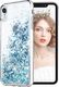 Etui SAMSUNG GALAXY A70 Liquid plecki brokatowe niebieskie 1