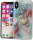 Etui XIAOMI REDMI NOTE 8 PRO Marble Ring turkusowe 1