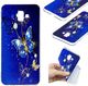 Etui Slim Art SAMSUNG J6+ J6 PLUS niebieski/ złoty motyl 2