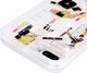 Etui IPHONE X / XS Liquid Make Up Brokat różowe 4