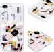 Etui IPHONE X / XS Liquid Make Up Brokat różowe 9