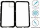 Etui Magnetic 3w1 360 IPHONE 11 PRO MAX czarne 2
