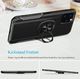 Etui HUAWEI P40 LITE E Pancerne Armor Ring czarne (54827) - om-44185 3