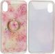 Etui SAMSUNG GALAXY A71 Marble Ring Holder jasno różowe 2