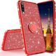 Etui HUAWEI P40 LITE E Diamond Ring Brokat złote 1