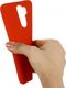 Etui XIAOMI MI NOTE 10 Silicone case elastyczne silikonowe czerwone 3