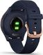 Zegarek sportowy Garmin Garmin vvomove 3S - smukły, smartwatch z analogowymi wskazówkami i wyświetlaczem OLED , aplikacje sportowe i dane dotyczące kondycji / zdrowia, wodoodporność, 5-dniowa żywotność baterii 5