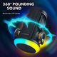 Głośnik Anker Soundcore Flare Mini Głośnik Bluetooth, klasa ochrony przed wodą IPX7, efekty świetlne LED, dźwięk dookólny 360 , technologia BassUp , idealny na imprezę, ogród, wakacje 4