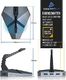 Mysz CSL-Computer Gamingowa mysz bungee z koncentratorem USB i czytnikiem kart - Mouse Bungee - uchwyt na kabel myszy do e-sportu z 3x gniazdem USB 3.0 MicroSD - niebieskie oświetlenie LED - futurystyczny projekt do gier - dla Windows, Mac 4