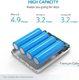 Powerbank Anker Anker PowerCore 13000mAh Powerbank Zewnętrzna bateria 2-portowa 3A Przenośna ładowarka z technologią PowerIQ i Voltage Boost do iPhone XS Max / XR / XS / X / 8 / 8Plus / iPad Air 2 / Mini 3, Galaxy S7 (Biała) 5
