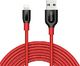 Kabel USB Anker Anker Kabel Powerline + 3 m Lightning Apple iPhone Kabel do ładowania iPada [podwójnie pleciony z nylonem] do iPhone'a XS / XS Max / XR / X / 8/8 Plus / 7/7 Plus / iPad i inne (czerwony) 1
