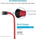 Kabel USB Anker Anker Kabel Powerline + 3 m Lightning Apple iPhone Kabel do ładowania iPada [podwójnie pleciony z nylonem] do iPhone'a XS / XS Max / XR / X / 8/8 Plus / 7/7 Plus / iPad i inne (czerwony) 6