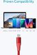 Kabel USB Anker Anker Kabel USB C, wytrzymały Kabel Powerline + II USB-C z nylonu 1,8 m, Samsung Galaxy S9 / S9 + / S8 / S8 + / Note 8, LG V20 / G5 / G6 i wiele innych (czerwony) (AK-848061055108) - 63 3