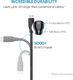 Kabel USB Anker Anker [5-pak] Kabel PowerLine Micro USB, bardzo szybki i wytrzymały Kabel [1 x 0,3 m / 2 x 0,9 m / 1 x 1,8 m / 1 x 3 m] do smartfonów Samsung, Nexus, LG, Motorola, Android i innych (czarny) (FBA_AK-) - 147 3