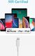 Kabel USB Anker Anker kabel PowerLine II USB C do Lightning, 90 cm długości, certyfikat Apple MFi, dla iPhone 11/11 Pro / 11 Pro max / X / XS / XR / XS Max / 8/8 Plus, do ładowarek Type-C, obsługiwany Power Delivery (biały) (AK-848061054828) - 26 2