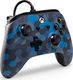 Pad PowerA Kontroler przewodowy Power A oficjalnie licencjonowany przez firmę Microsoft i zgodny z Xbox One, Xbox One S, Xbox One X i Windows 10 - Stealth Blue Camouflage 1