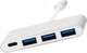 HUB USB Pawonik CH04B 1x USB-C PD  + 3x USB-A 3.1 Gen1 (JL-D1003) 1