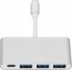 HUB USB Pawonik CH04B 1x USB-C PD  + 3x USB-A 3.1 Gen1 (JL-D1003) 5