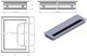 Siso ALUMINIOWY Przepust kablowy RUMBA Aluminium 1