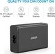 Ładowarka Anker Anker PowerPort 40W 5-portowa ładowarka USB Wieloportowa ładowarka USB do iPhone'a 6/6 Plus, iPada Air 2 / Mini 3, Galaxy S6 / S6 Edge i innych (czarna) 2
