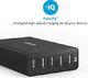 Ładowarka Anker Anker PowerPort 40W 5-portowa ładowarka USB Wieloportowa ładowarka USB do iPhone'a 6/6 Plus, iPada Air 2 / Mini 3, Galaxy S6 / S6 Edge i innych (czarna) 6