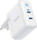 Ładowarka Anker Anker PowerPort III Duo, kompaktowa dwuportowa ładowarka ścienna Type-C z PowerIQ 3.0, zasilanie dla iPhone XR / Xs / Max / X / 8 / Plus, Galaxy S10 / S9, Pixel 3a / 3 / XL, iPad Pro i więcej 1