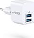 Ładowarka Anker Anker PowerPort Mini, wyjątkowo ?adowarka USB, zasilanie 2,5 A dla iPhone XS / XS Max / XR / X / 8/7 / 6 / Plus, iPad Pro / Air 2 / Mini 4, Samsung 1