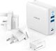 Ładowarka Anker Anker Ładowarka PowerPort III USB-C 65 W z 3 portami ładowania, z wtyczką PIQ 3.0 i GaN Type-C, US / UK / EU do podróży, do MacBooka, laptopów USB-C, iPada Pro, iPhone'a, Galaxy 1
