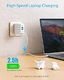 Ładowarka Anker Anker Ładowarka PowerPort III USB-C 65 W z 3 portami ładowania, z wtyczką PIQ 3.0 i GaN Type-C, US / UK / EU do podróży, do MacBooka, laptopów USB-C, iPada Pro, iPhone'a, Galaxy 3