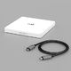Kabel USB KabelDirekt KabelDirekt - kabel USB C - 1m - (Universal USB-C, USB 3.2 Gen 2, transmisja wideo i danych, zasilacz do PD 4 (60 W), zintegrowany chip) 2