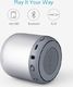 Głośnik Anker Anker SoundCore Mini Bluetooth, kompaktowy Głośnik z 15 godzinami pracy, fantastycznym dźwiękiem, zasięgiem Bluetooth 20 metrów, radiem FM i intensywnym basem (srebrny) 3