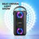 Głośnik Anker Głośnik Soundcore Trance Bluetooth, Głośnik imprezowy z mocnym dźwiękiem 80 W, żywotność baterii 18 godzin, efekty świetlne LED, aplikacja Soundcore, klasa ochrony przed wodą IPX7, do wnętrz i 2
