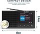Radio MAJORITY Majority radio Eddington, DAB + i FM z Bluetooth, lekkie, ładowalne, przenośne 5