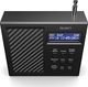 Radio MAJORITY Majority radio cyfrowe i FM Arbury II DAB / DAB + - 6-godzinna bateria wielokrotnego ładowania o długiej żywotności - podwójny budzik - złącze USB 3