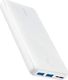 Powerbank Anker Anker PowerCore Essential 20000, zewnętrzna bateria 20000 mAh z technologią PowerIQ i wejściem USB-C, ogromna gęstość energii, kompatybilny z iPhone'em, Samsungiem, iPadem (biały) 1