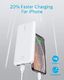 Powerbank Anker Anker PowerCore Essential 20000, zewnętrzna bateria 20000 mAh z technologią PowerIQ i wejściem USB-C, ogromna gęstość energii, kompatybilny z iPhone'em, Samsungiem, iPadem (biały) 3