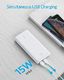 Powerbank Anker Anker PowerCore Essential 20000, zewnętrzna bateria 20000 mAh z technologią PowerIQ i wejściem USB-C, ogromna gęstość energii, kompatybilny z iPhone'em, Samsungiem, iPadem (biały) 4