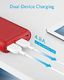 Powerbank Anker Anker Zewnętrzna bateria PowerCore 20100 mAh, 2-portowy power bank o dużej pojemności 4,8 A z PowerIQ do iPhone XS Max / XR / XS / X / 8/8 Plus / 7 / 7s / 7Plus / iPad, Samsung Galaxy i inne (czerwony) 7