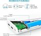 Powerbank Anker Anker Zewnętrzna bateria PowerCore 20100 mAh, kompaktowy power bank, 2-portowa ładowarka o dużej pojemności 4,8 A z technologią PowerIQ do iPhone'a, iPada, Samsunga Galaxy (biała / matowa) 3