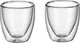 WMF Zestaw szklanek do espresso o podwójnych ściankach WMF Kult, 2 sztuki, H 6,5 cm, V 80 ml, szkło termiczne, żaroodporne, można myć w zmywarce 1