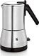 Kawiarka WMF Kuchenny ekspres do kawy WMF w wersji mini (400 W, elektryczny, na 2 lub 4 filiżanki, oszczędzający miejsce, cromargan) matowy / srebrny 1