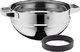WMF Miska do kąpieli wodnej WMF Compact Cuisine 24 cm do układania w stosy, miska do mieszania do kąpieli wodnej, polerowana stal nierdzewna Cromargan, można myć w zmywarce 1