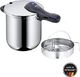 WMF Szybkowar WMF Perfect Plus 8,5 l z wkładką, szybkowar 22 cm, polerowana stal nierdzewna Cromargan, indukcja, 2 ustawienia ciepła, jednoręczna regulacja ciepła 1