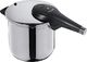 WMF Szybkowar WMF Perfect Premium 6,5 l, szybkowar 22 cm, polerowana stal nierdzewna Cromargan, indukcja, poziomy gotowania 2, pokrętło wielofunkcyjne 1