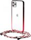 Baseus Przezroczyste etui Baseus Protective Case do iPhone 11 Pro Max 6,5'' (czerwony) 1