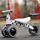 Rowerek biegowy Severno Kids Rowerek biegowy Mini Bike Zebra biało-czarny 5