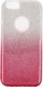 Etui Glitter IPHONE 6 srebrno-różowe 1